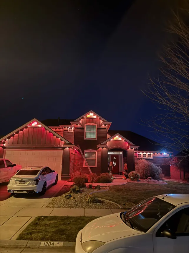 Permanent Red Forever Lights