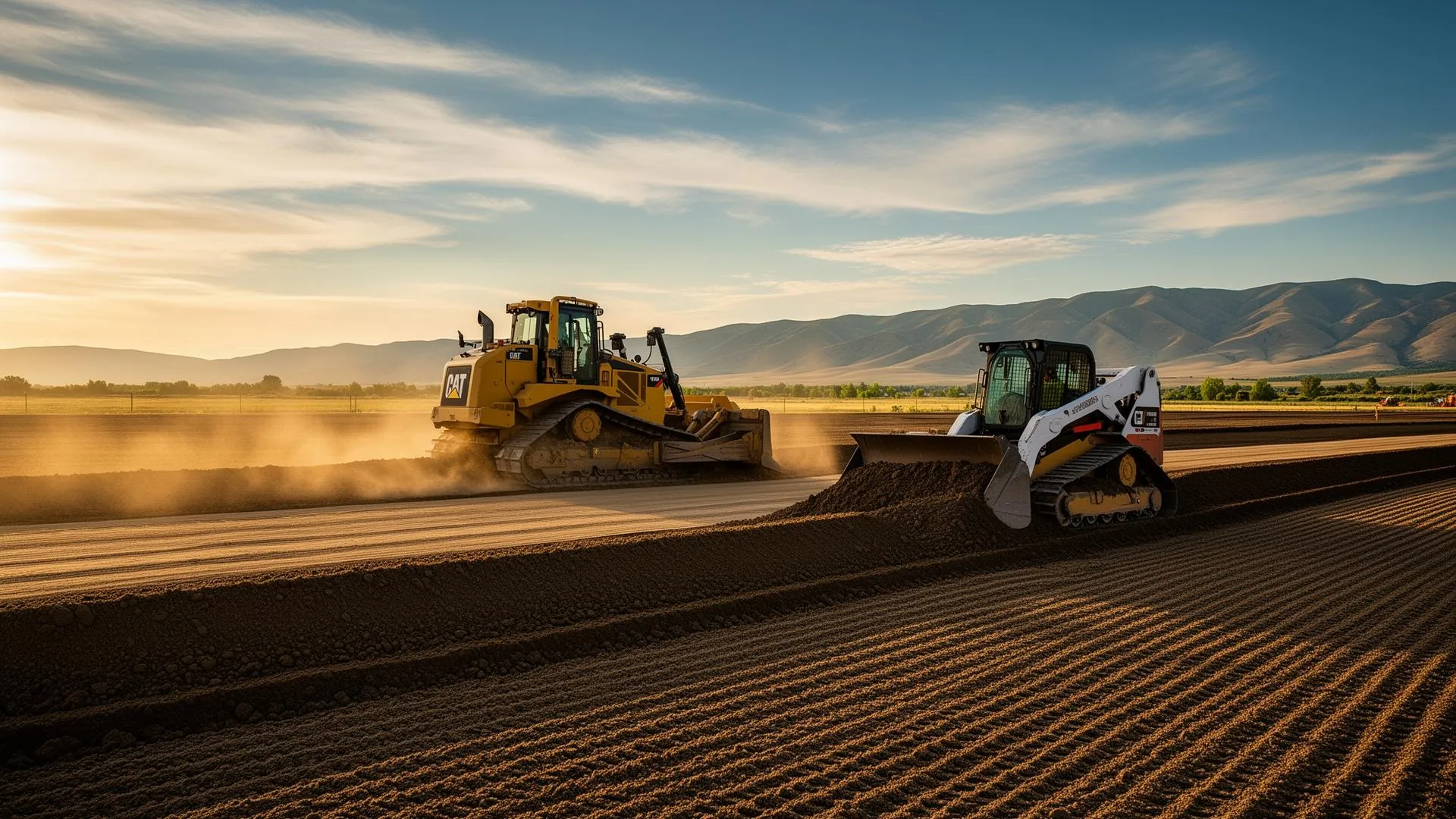 MC Dirtworks crew shaping the land in the Treasure Valley